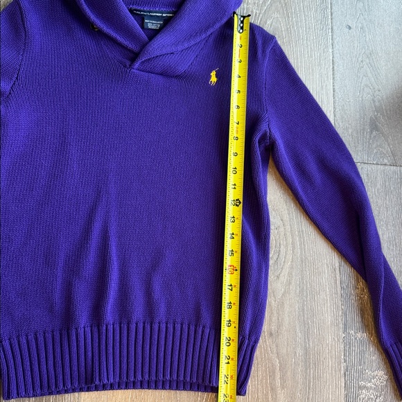 LAUREN RALPH LAUREN PURPLE PULLOVER SWEATER WOMENS SIZE Med 0184 - Picture 8 of 8
